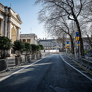 Installation complete on Dame Street 17 March 2022