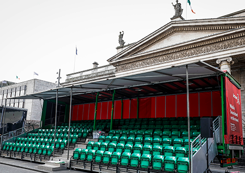 Infrastructure for St. Patrick's Day Parade