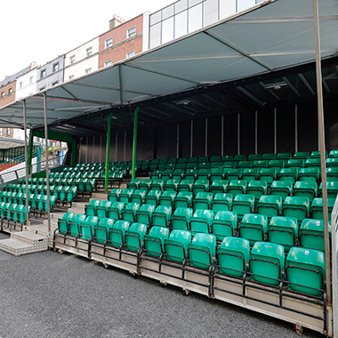 Mobile grandstand at St.Patrick's Festival 2023, Dublin